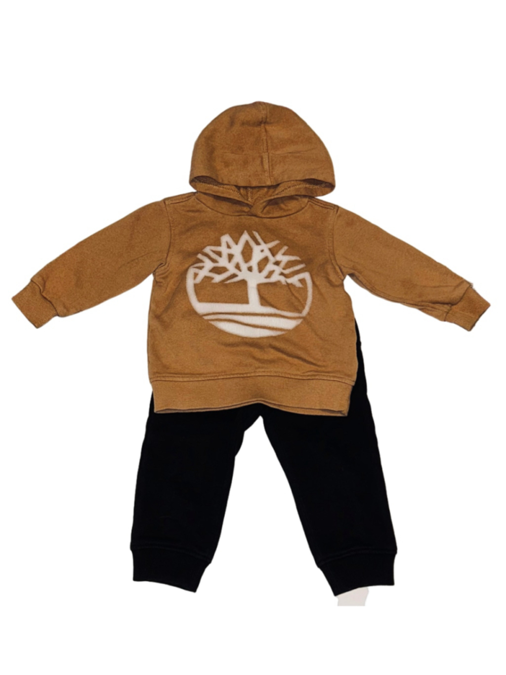 Timberland Baby Boys Hoodie and Pants Set 18 Months Brown Black